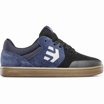 Tenis Etnies MARANA Negros/Azules Para Niño MX832-MKI